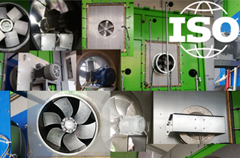 Fans - Performance testing using standardized airways ISO 5801